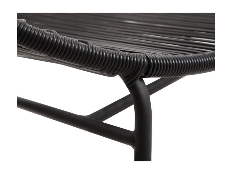 banc de jardin en fil de resine