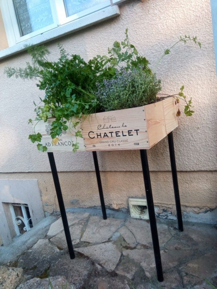 caisse en bois pour jardin