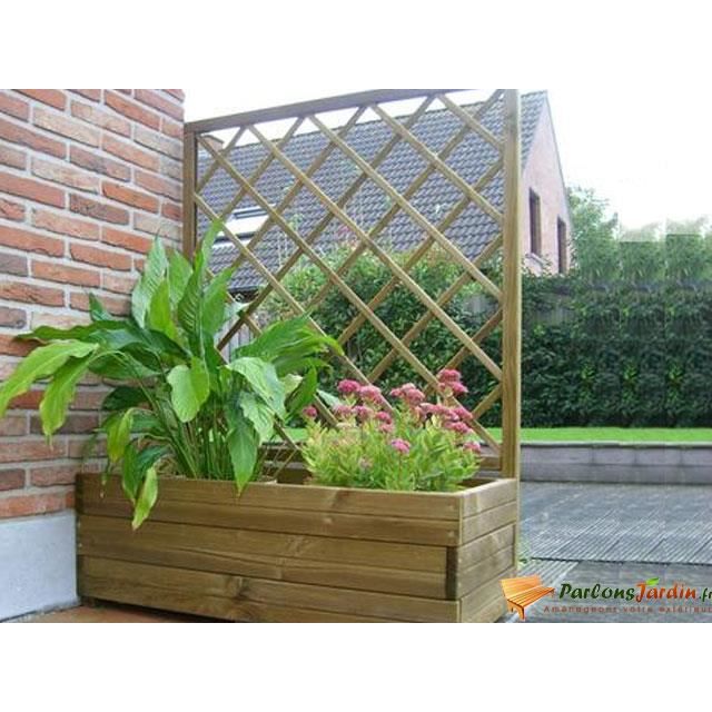 jardiniere rectangulaire en bois