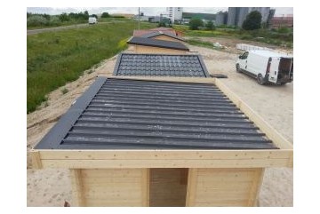 abri de jardin toit bac acier