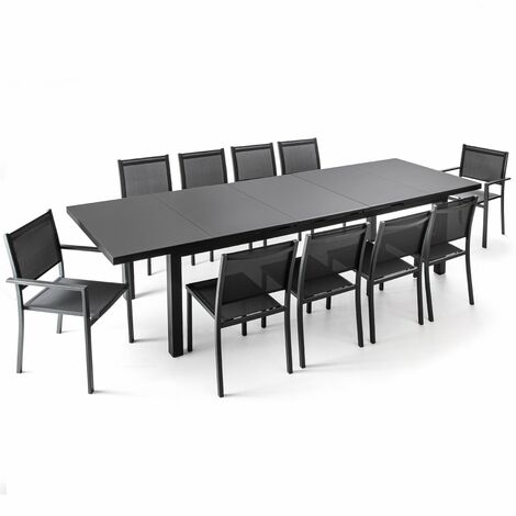 table de jardin aluminium largeur 80 cm
