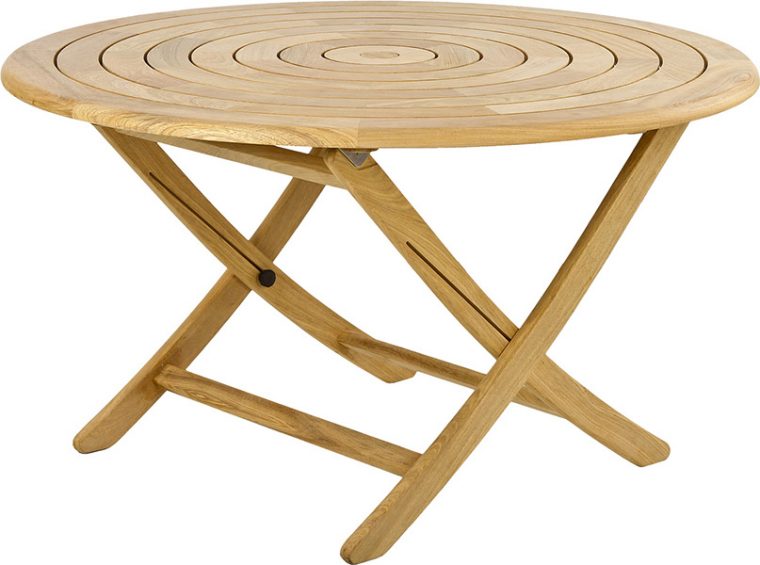 table de jardin pliante ronde