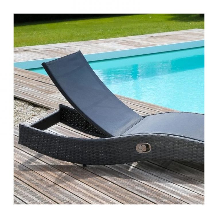 transat de jardin resine tressee