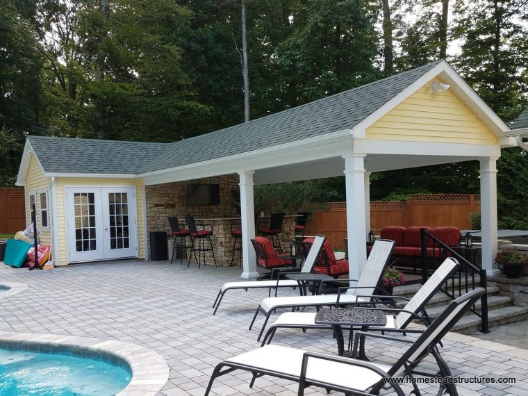 12X20 Custom Pool House With 12X29 Pavilion | Custom Pools ... intérieur Pool House En Kit 12X20 Custom Pool House With 12X29 Pavilion | Custom Pools ... intérieur Pool House En Kit