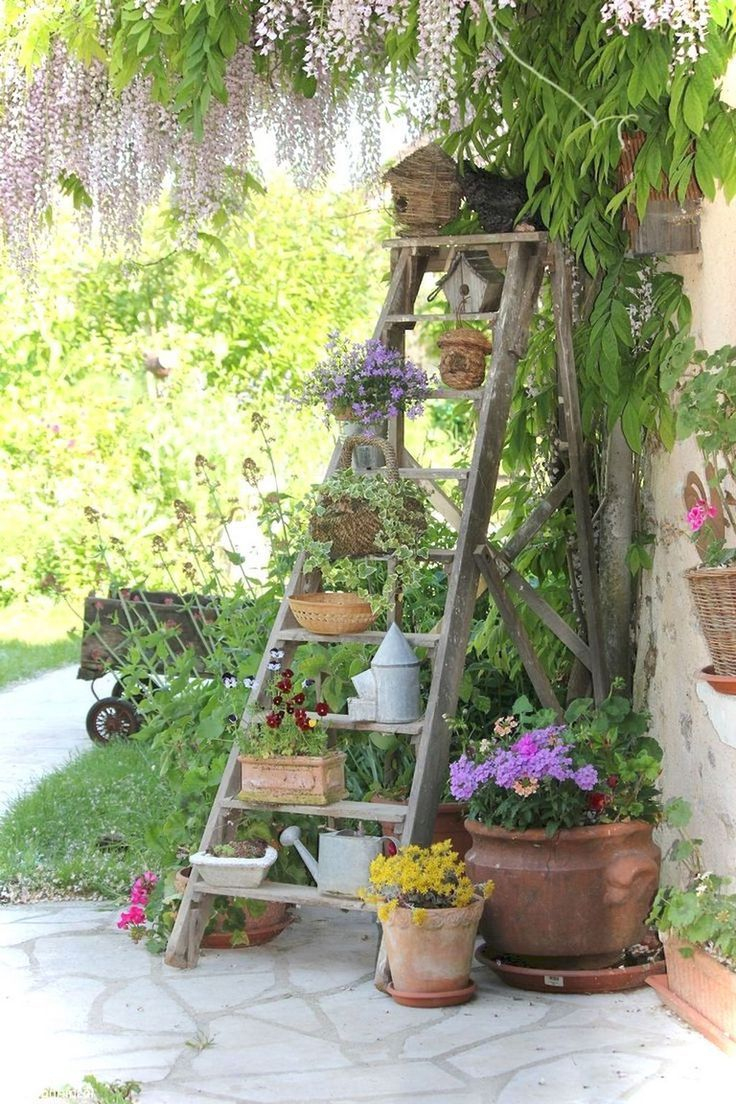 37+ Fantastische Vintage Gartenmöbel Ideen Outdoor Living ... serapportantà Decoration Jardin Exterieur