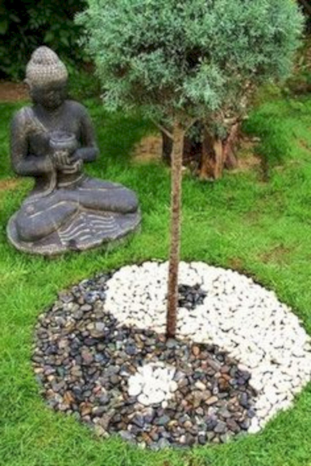 76 Beautiful Zen Garden Ideas For Backyard 380 (With Images ... serapportantà Idee Jardin Zen Exterieur