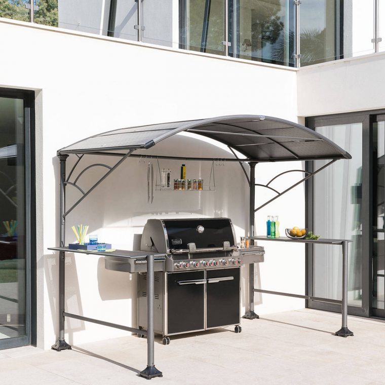 Abri À Barbecue Neiba Graphite , Hesperide à Abri Pour Barbecue