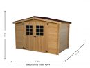 Abri De Jardin Bois 10M2 - Veranda Et Abri Jardin destiné Cabane 10M2