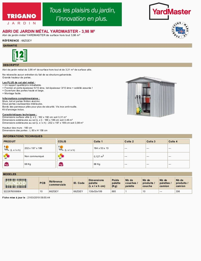 Abri De Jardin Bois 15M2 Stupéfiant Garage Marketta 20 50M² ... pour Abri De Jardin Métal 15M2