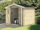 Abri De Jardin Bois Blooma Mokau 4 M² Pas Cher - Abri De ... dedans Abri Spa Castorama