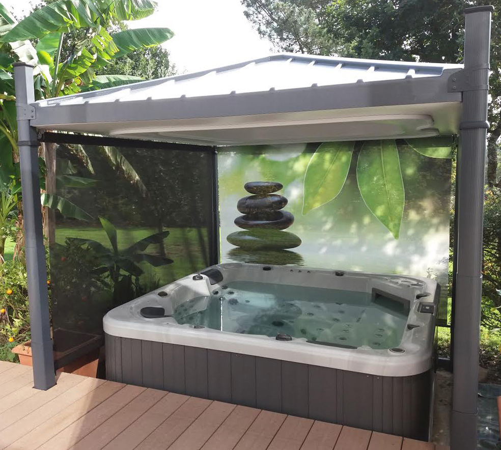 Abris De Spa Jacuzzi | Enredada pour Abri Spa Castorama