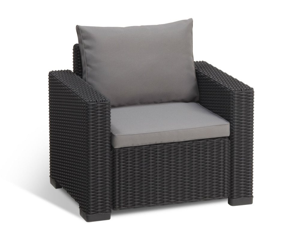 Allibert Moorea Lounge Set Graphit - Allibert tout Salon Jardin Resine Allibert