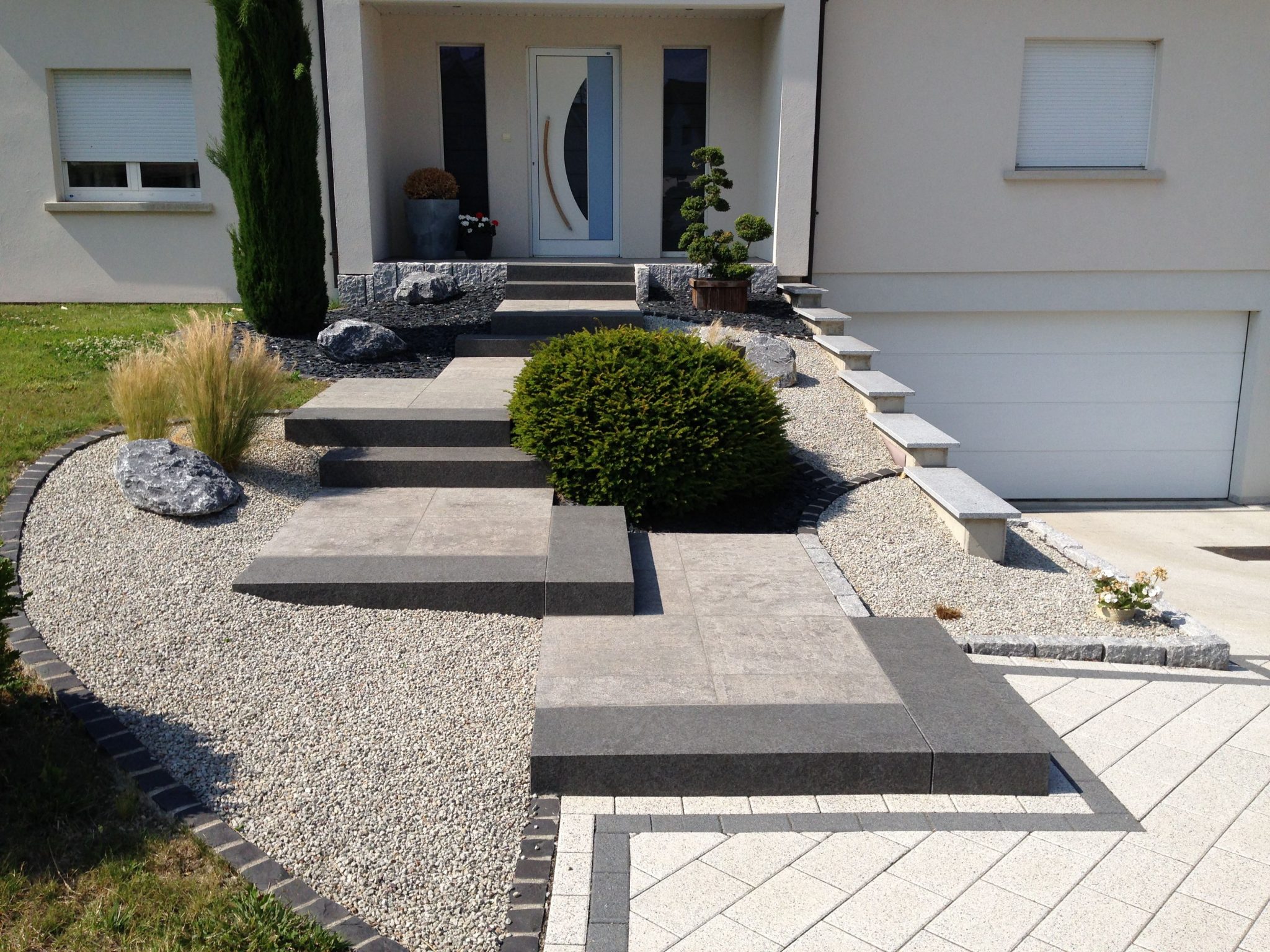 Escalier Entrée Escalier Extérieur, Entree De Maison pour Aménagement Escalier Extérieur