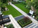 Aménagement Jardin Paysager Moderne Avec Coin De Détente En ... dedans Aménagement Jardin Moderne