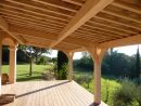 Appentis Et Auvent En Bois | Sur-Mesure | Déco Charpente encequiconcerne Terrasse Couverte Bois Et Tuiles
