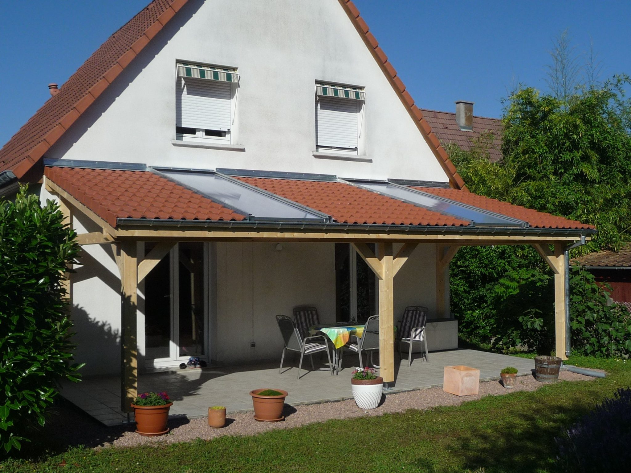 Terrasse Couverte Tuile Idees Conception Jardin Idees Conception Jardin