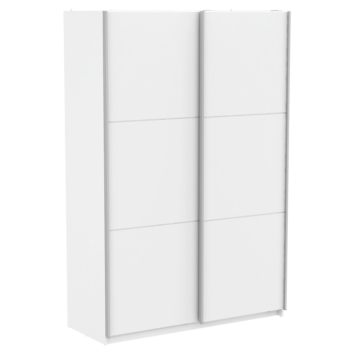 Armoire Blanche 2 Portes Coulissantes Alhambra - Dya-Shopping.fr serapportantà Armoire Conforama Fast