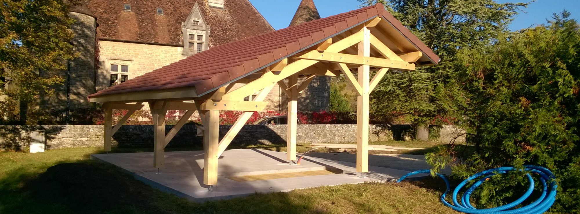 Auvents, Garages, Abris De Jardin, Bûchers Et Bardage De ... dedans Haute Savoie Abri Bois