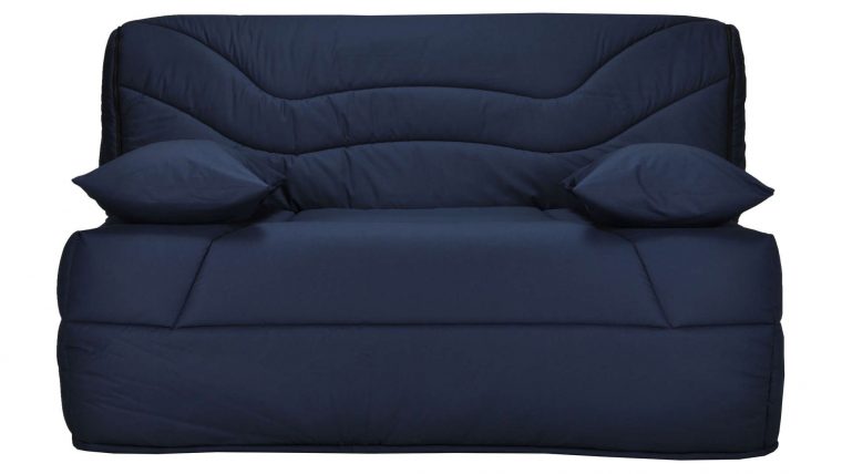 Banquette Bz En Tissu Maata Coloris Bleu | Lit Bz, Banquette ... concernant Conforama Bz