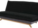 Banquette-Lit Clic-Clac Dunlopillo Toundra Coloris Noir ... pour Banquette Clic Clac Dunlopillo Toundra