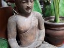 Basanit Lava Buddha Sitzend 180 Kg 1M € 590.- | Buddha ... dedans Statue Moaï 1M