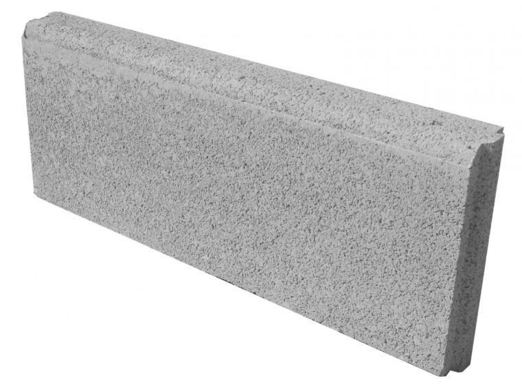 Bordure Droite Avec Emboîtement Béton Gris, H.20 X L.50 Cm dedans Bordure P1 Bricoman