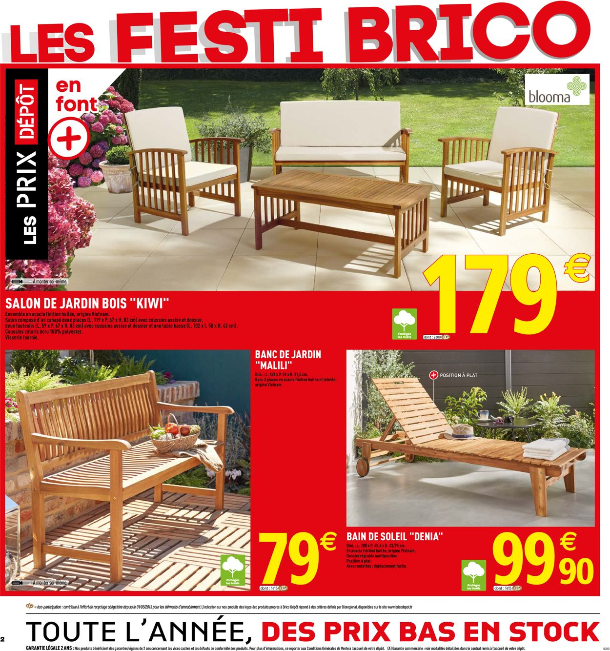 Brico Dépôt Catalogue Actuel 17.05 - 31.05.2019 [2 ... destiné Salon De Jardin Brico Depot