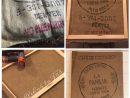 Burlap Coffee Sack Stretched Canvas. Done By Rehab To Fab ... à Ides Terrasse Intime