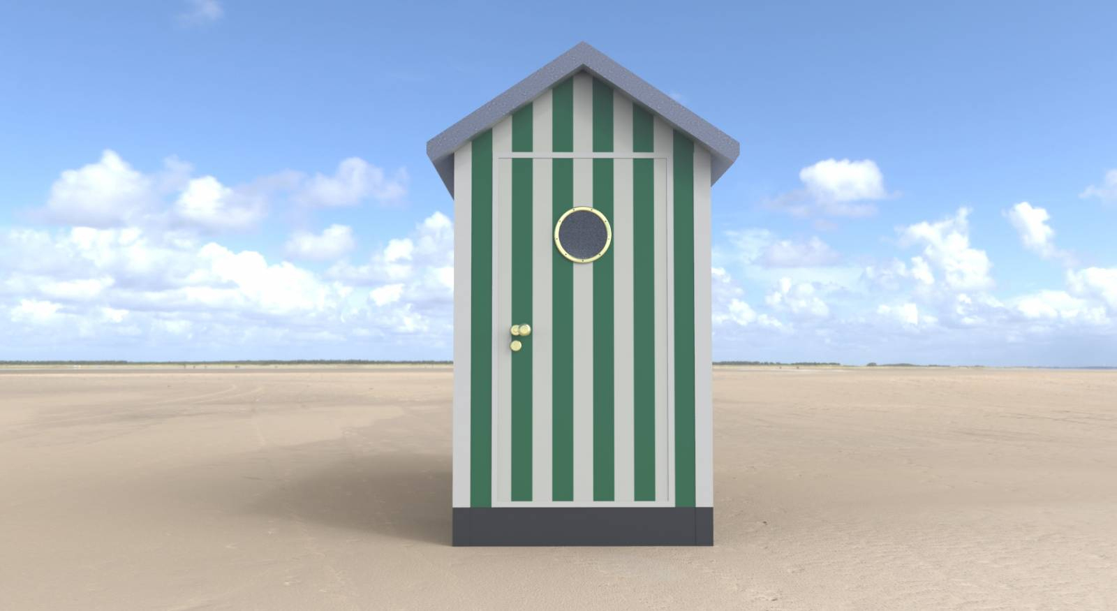 Cabine De Plage En Bois En Kit Pour Jardin. - Constructeur ... destiné Cabine De Plage En Kit