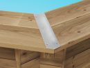 Cache Angle - Lot De 8 63383 intérieur Kit Finition Margelle Piscine Bois