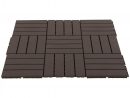 Caillebotis - Dalles Terrasse - Lot De 9 - Emboîtables, Installation Très  Simple - Petits Carreaux Composite Plastique Imitation Bois Chocolat destiné Caillebotis Pas Cher Gifi