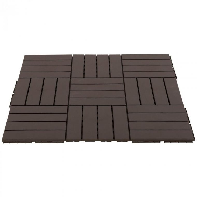 Caillebotis - Dalles Terrasse - Lot De 9 - Emboîtables, Installation Très Simple - Petits Carreaux Composite Plastique Imitation Bois Chocolat serapportantà Caillebotis Pas Cher Caillebotis - Dalles Terrasse - Lot De 9 - Emboîtables, Installation Très Simple - Petits Carreaux Composite Plastique Imitation Bois Chocolat serapportantà Caillebotis Pas Cher