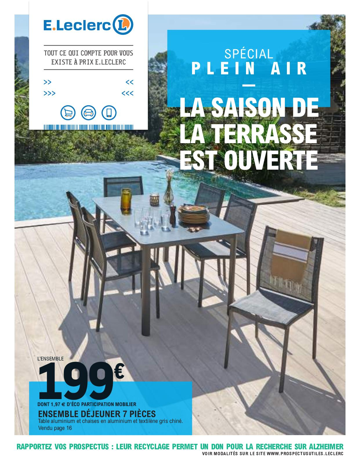 Calaméo - Plein Air 2020 intérieur Table Et Chaise De Jardin Leclerc