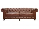 Canapé Chesterfield - 2M21 / 3 Places à Canape Chesterfield En Cuir