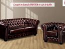 Canapé Chesterfield En Cuir Brenton intérieur Canap D'angle Chesterfield Brenton