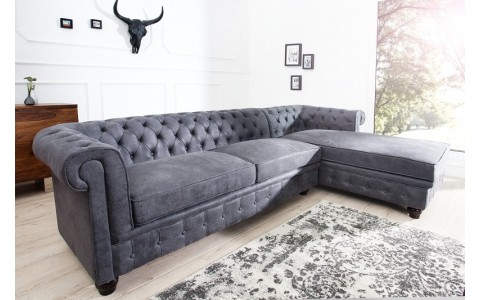 Canape D Angle Droit Design intérieur Canap D&amp;#039;angle Chesterfield Brenton