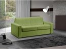 Canapé Lit 3-4 Places Master Convertible Rapido 160 Cm Microfibre Vert Anis  Matelas 18 Cm Inclus. concernant Canap Sur Mesure Vert Anis