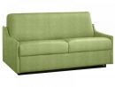 Canapé Lit 3 Places Luna Convertible Rapido 140Cm Microfibre Vert Anis  Matelas 16 Cm avec Canap Sur Mesure Vert Anis