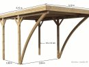 Carport En Bois, Autoclave, 5X3M, Rangement Voiture, Pas ... intérieur Carport Pas Cher