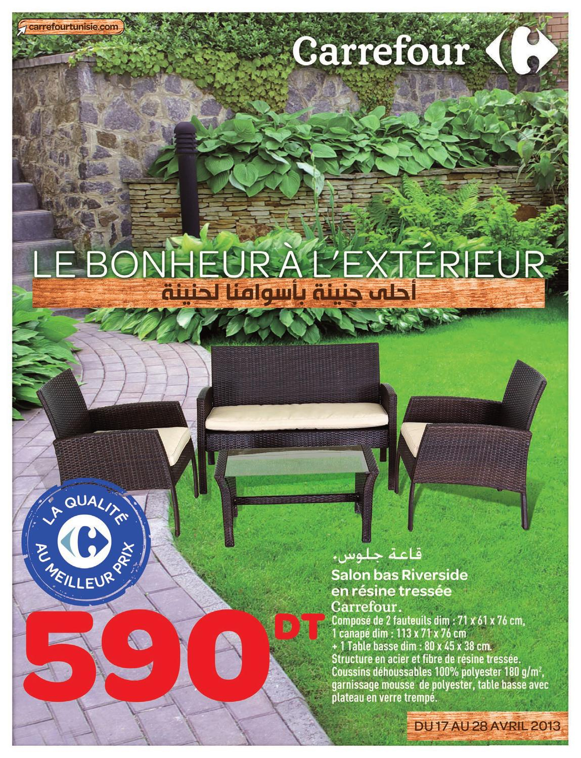 Catalogue Carrefour Le Bonheur À L'extérieur By Carrefour ... dedans Dalle Mousse Piscine Carrefour