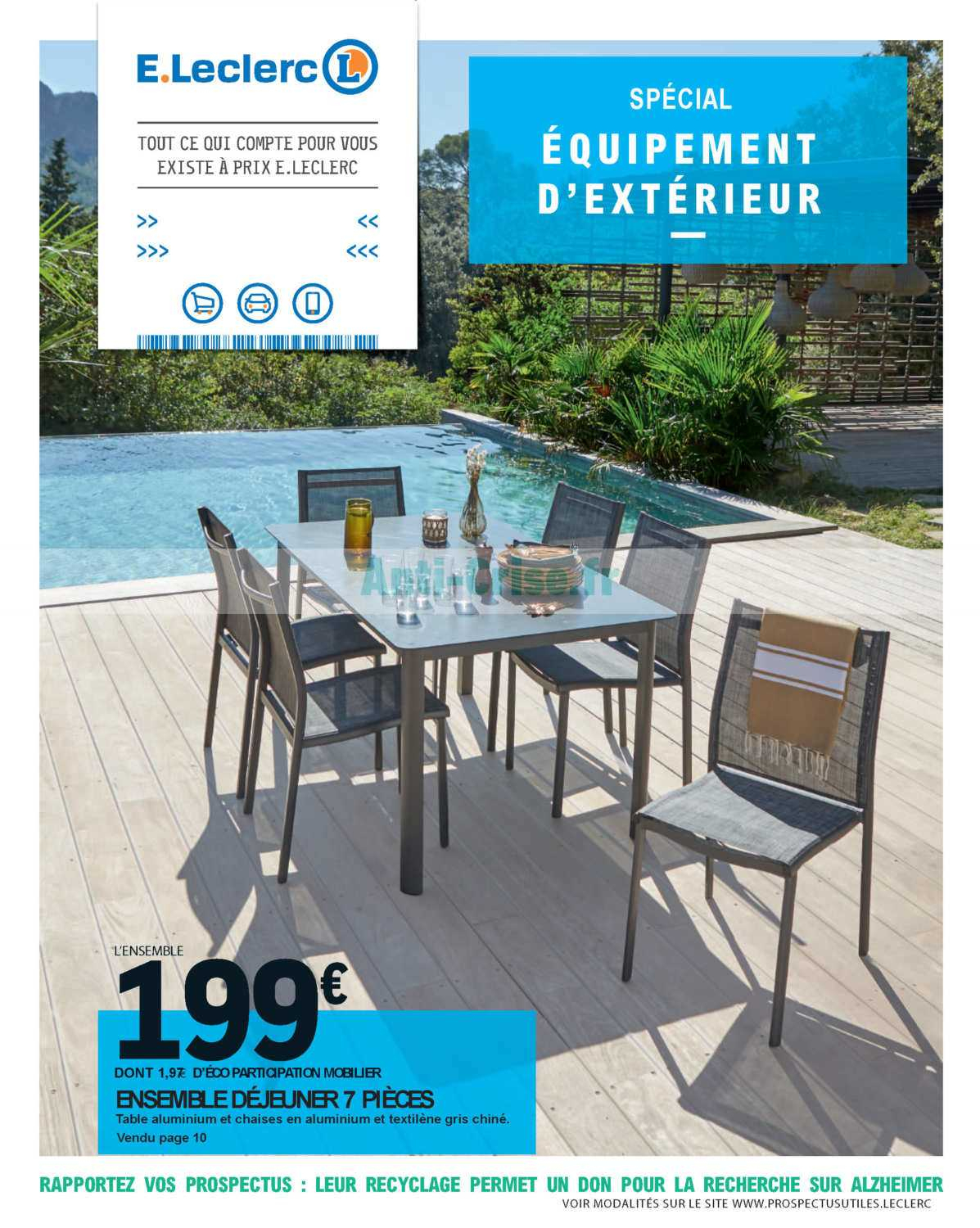 Catalogue Leclerc Du 24 Avril Au 06 Juin 2020 (Extérieur ... encequiconcerne Mobilier De Jardin A Leclerc