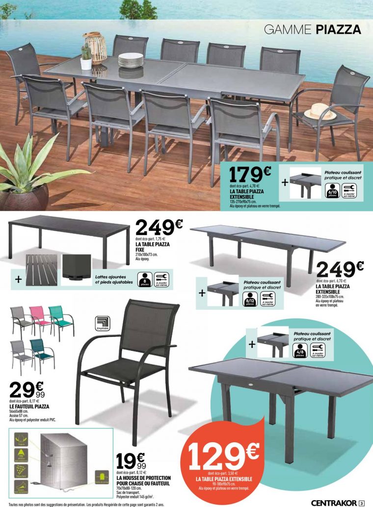 Centrakor Catalogue Actuel 25.05 - 30.06.2020 [3 ... concernant Fauteuil Hesperide Piazza Centrakor Centrakor Catalogue Actuel 25.05 - 30.06.2020 [3 ... concernant Fauteuil Hesperide Piazza Centrakor