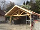 Charpentes Pour Abris De Voitures Et Carports À Sévrier (74) intérieur Haute Savoie Abri Bois