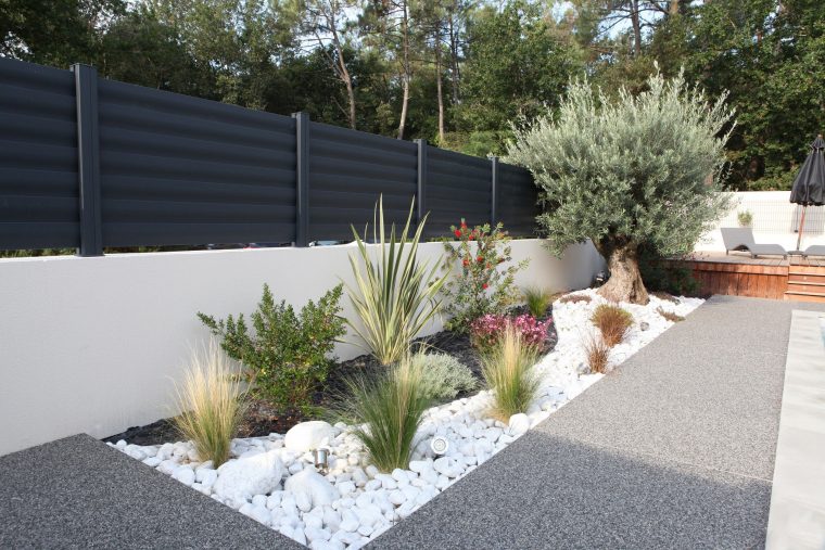Clôtures Aluminium Modèle Brise Vue #menuiserie #cloturel ... encequiconcerne Jardin Paysager Exemple