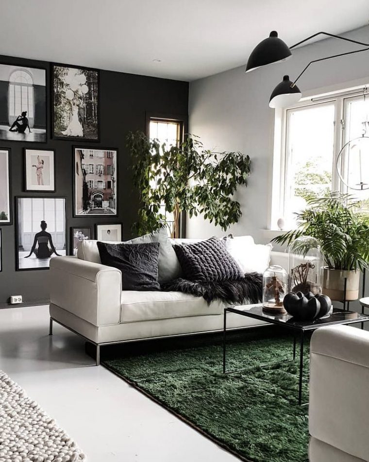 Comment Décorer Votre Salon Avec Le Gris Et Le Blanc ... concernant Dcoration Salon Gris Et Blanc