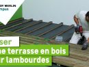 Comment Poser Une Terrasse En Bois Sur Lambourdes ? Leroy Merlin encequiconcerne Comment Construire Une Terasse En Bois Tous De Seul