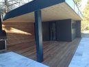 Construction D'un Abri De Jardin Design En Ossature Bois En ... pour Terrasse Couverte Toit Plat