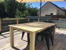 Construire Une Table Pour Votre Jardin - Bric'olive à Table De Jardin Fait Maison