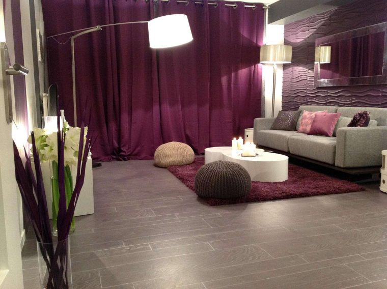 Couleur Prune : Conseils Et Idées Pour Décorer Votre ... concernant Idee Deco Salon Marron Gris Et Parme Couleur Prune : Conseils Et Idées Pour Décorer Votre ... concernant Idee Deco Salon Marron Gris Et Parme