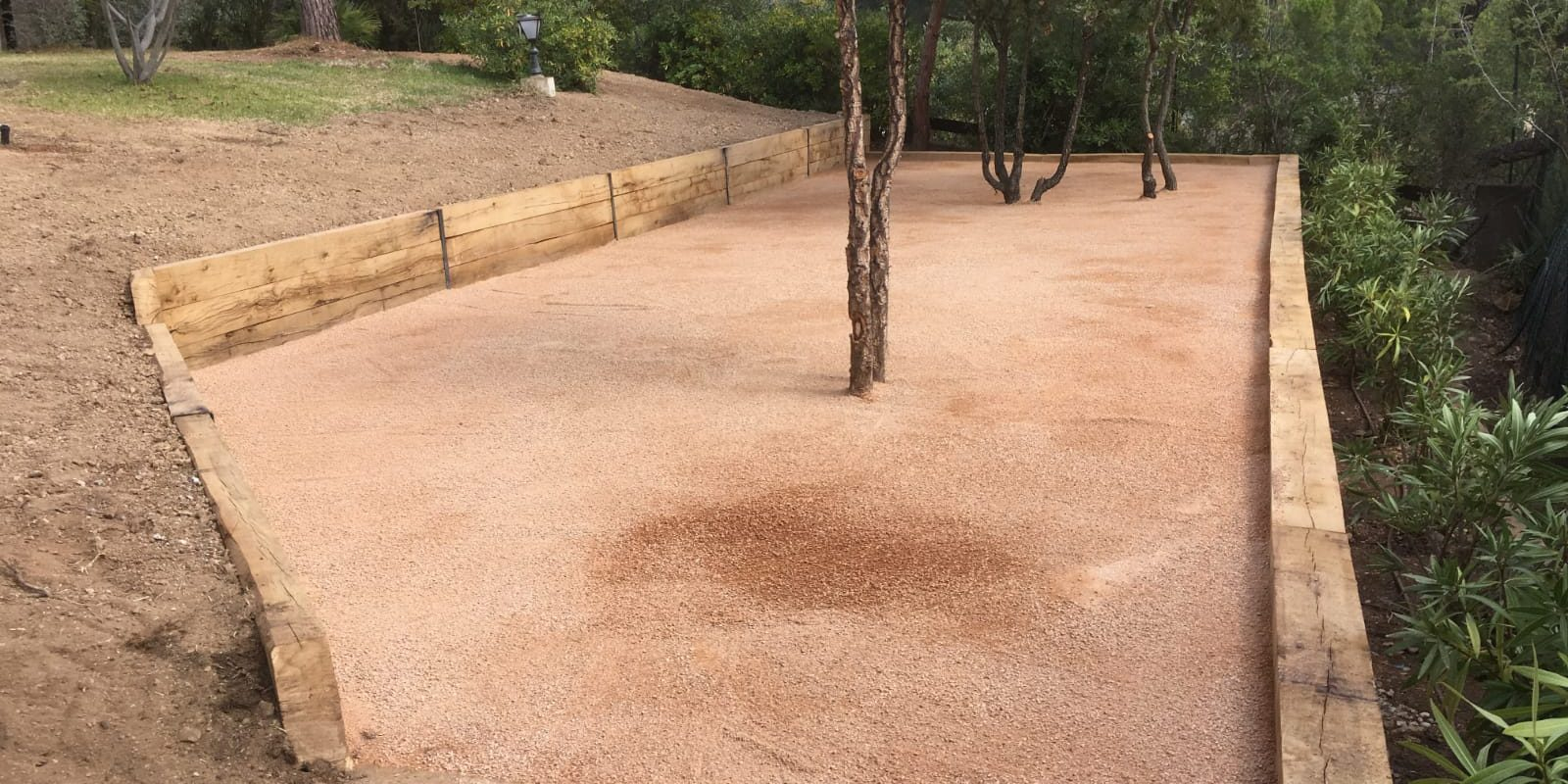 Création D'un Terrain De Pétanque - Green Project à Paysagiste Pour L'amenagement D'un Terrain De Ptanque